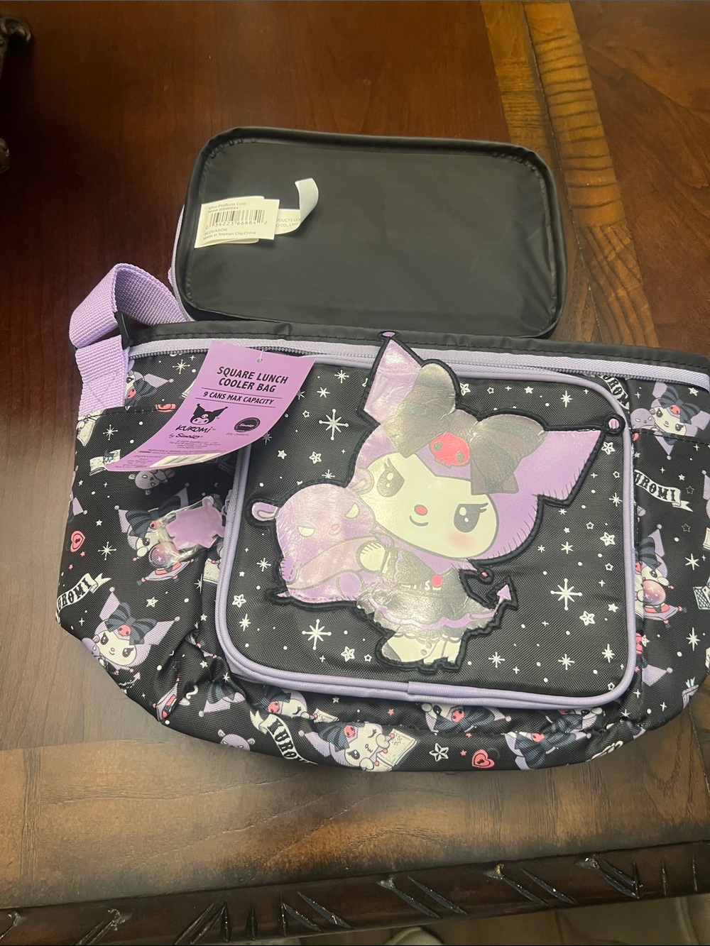 Igloo Black and Purple Kuromi Character Lunch Cooler Bag